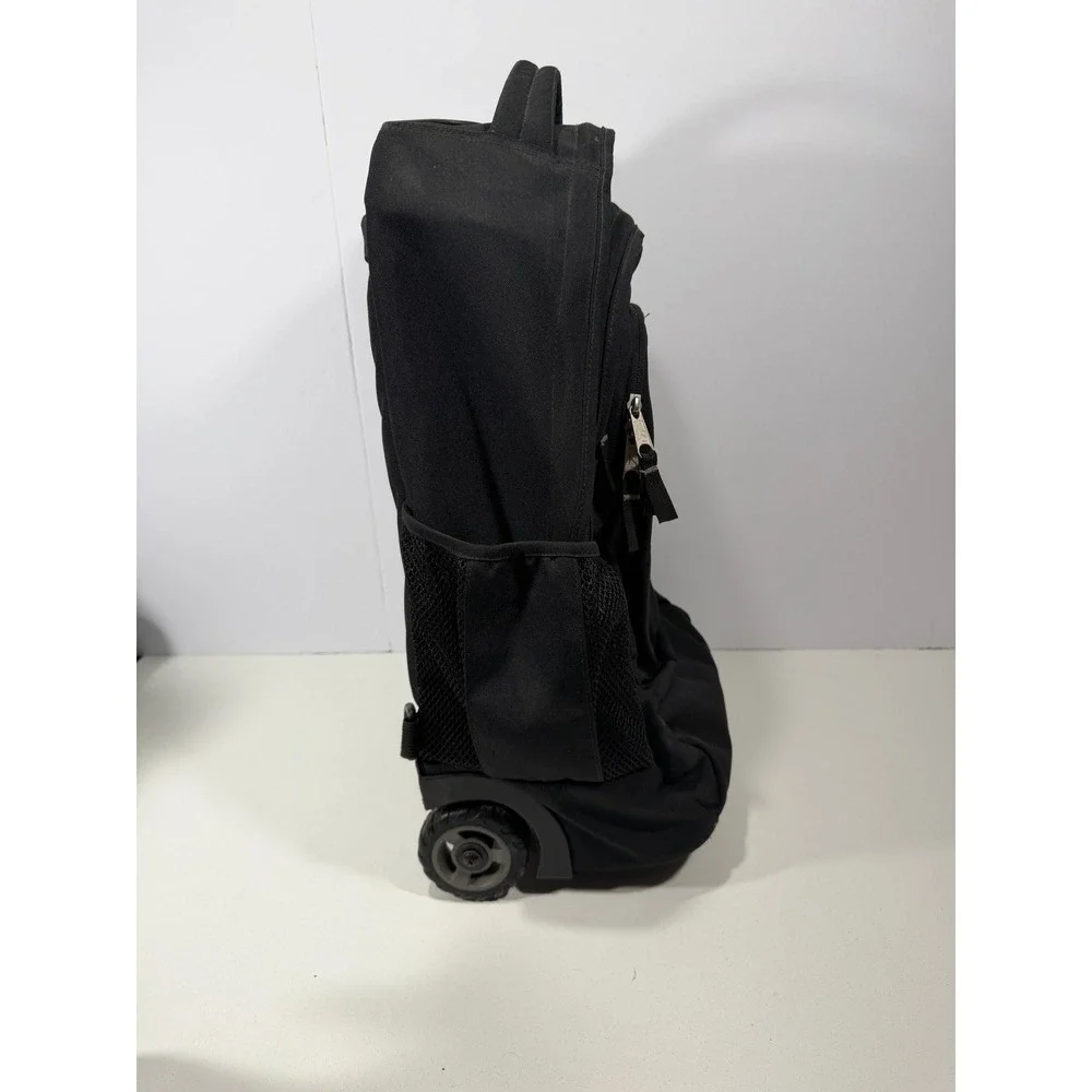 JanSport Driver 8 Rolling Backpack Black Retractable Handle Travel School Bag